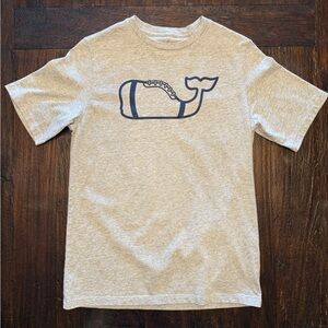 Vineyard Vines Heather Gray Whale Tee